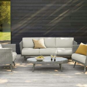 AD-068 Five Seater Wicker Living Sofa Set
