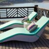 High Quality Rattan Pool Lounger