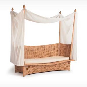 Wicker Daybed with Canopy