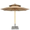 Heavy Duty Two-Tier Center Pole Umbrella