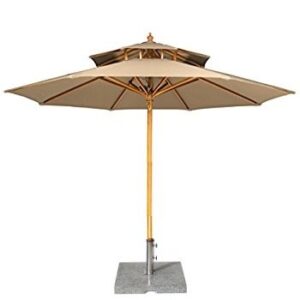 Heavy Duty Two-Tier Center Pole Umbrella